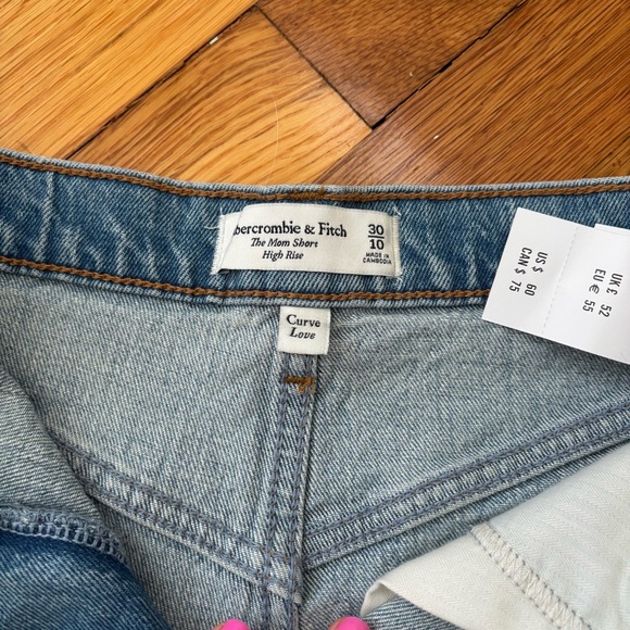 Abercrombie The Mom Short / Curve Love / Size 10/30 NWT - Picture 4 of 6